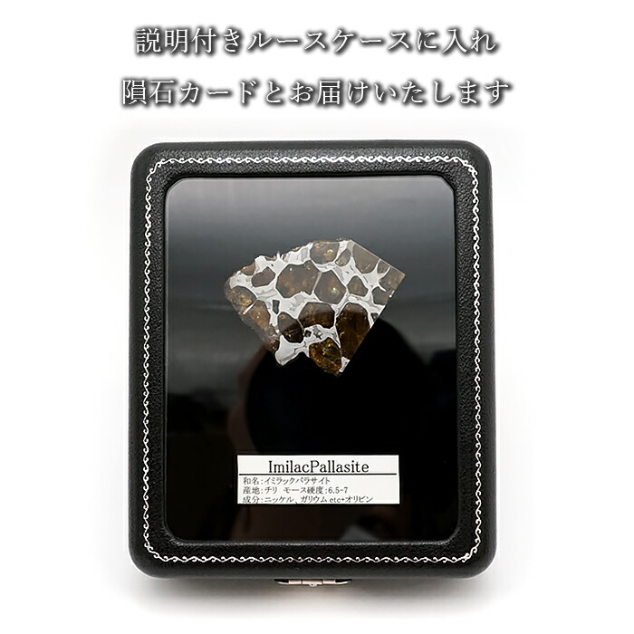 楽天市場】【 一点物 】 イミラックパラサイト 隕石 12.49g チリ産