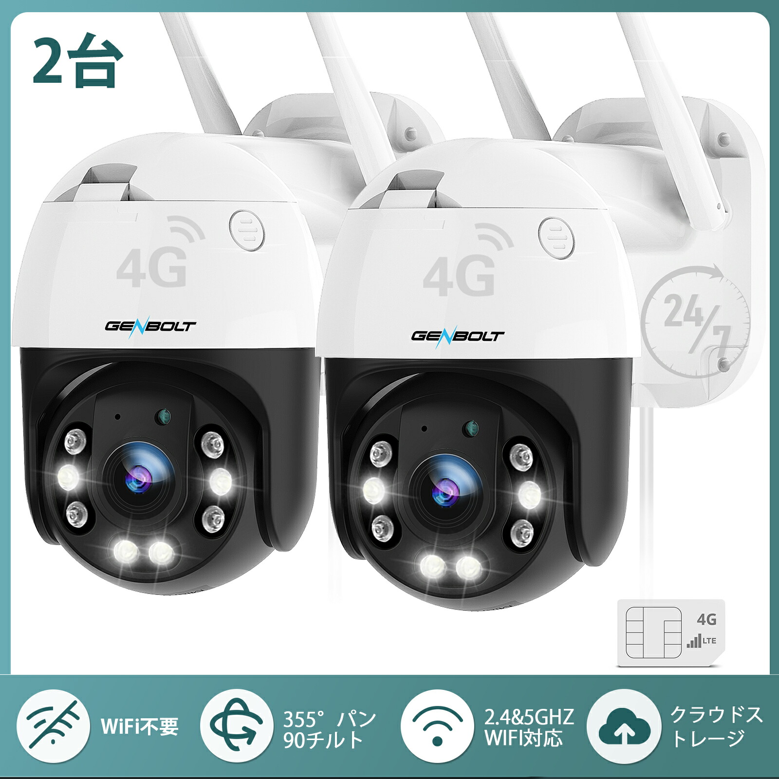 楽天市場】 2台カメラセット : GENBOLT INC