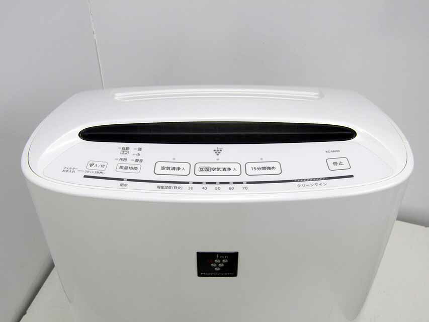 楽天市場】中古 保証付き 送料無料 加湿空気清浄機 シャープ KC-M450-W