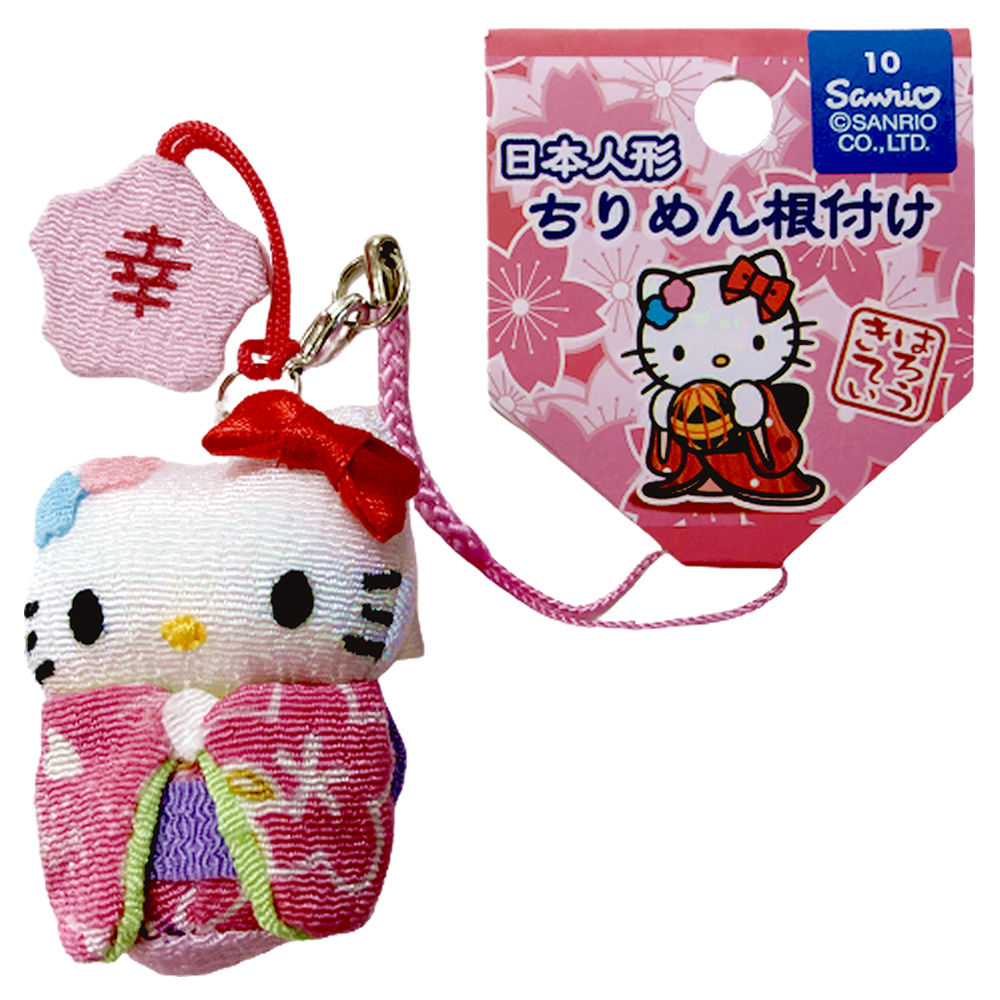 ハローキティ 根付け ハローキティ ロックの学園 限定根付け ハロー