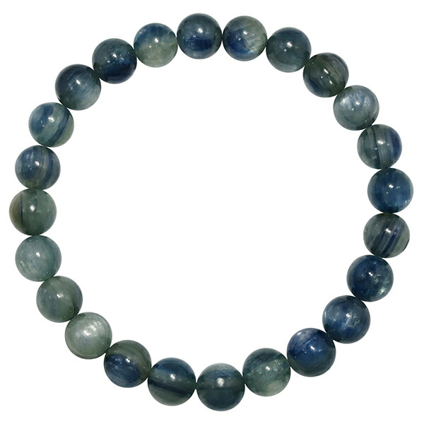 楽天市場】グリーンブルー カイヤナイト ブレスレット 7mm 16cm