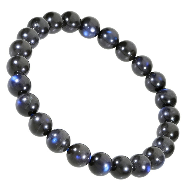 楽天市場】ブラックラブラドライト 高品質 ブレスレット 7.5mm 16.5cm