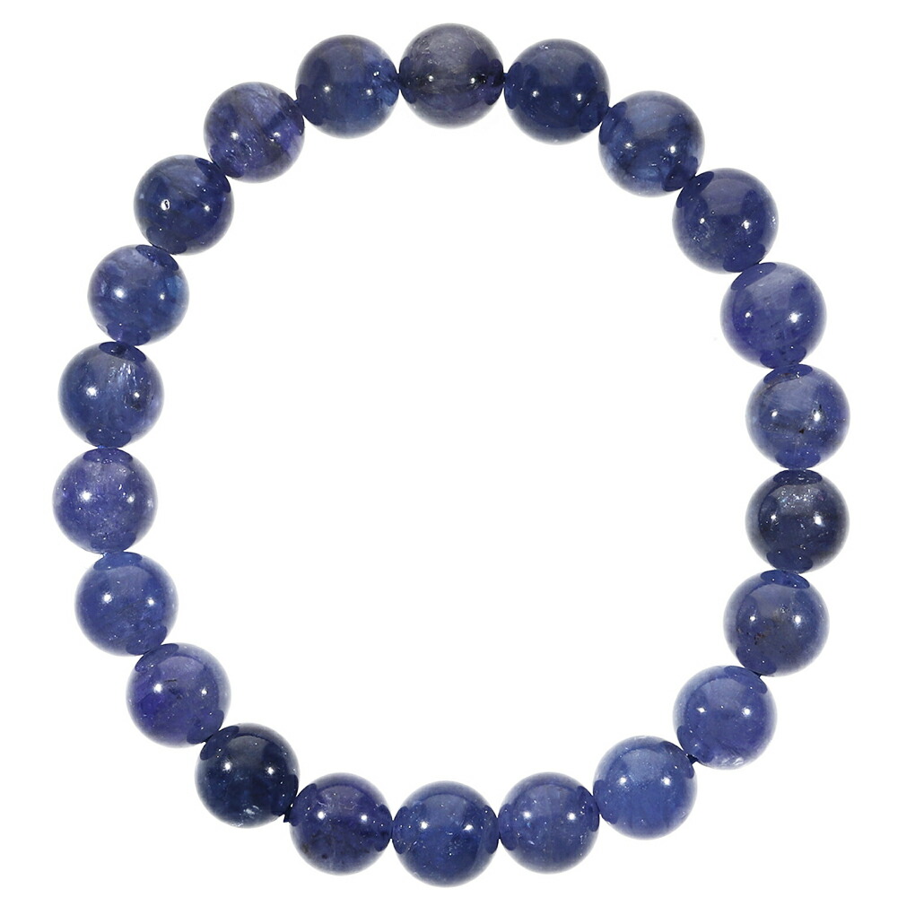 楽天市場】タンザナイト ブレスレット 8.5mm 17.5cm メンズM