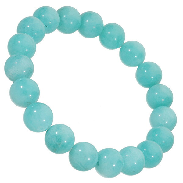 楽天市場】アマゾナイト 高品質 ブレスレット ペルー産 10mm 17~19cm M