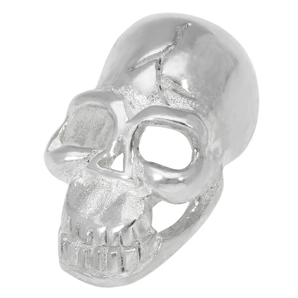 楽天市場】スカル ドクロ シルバービーズ 1個売り 粒売り バラ売り