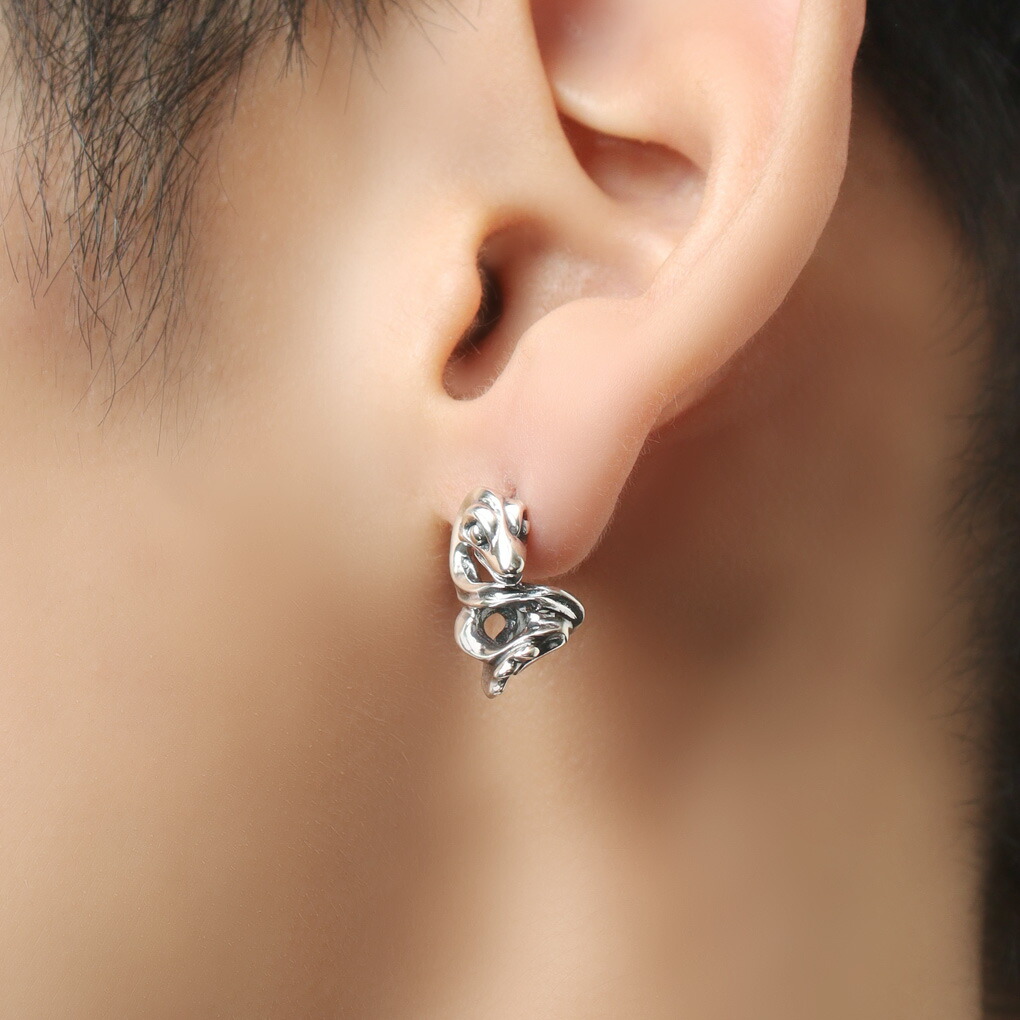 楽天市場】Que Crave スネーク ピアス 1P 片耳用 シルバー メンズ