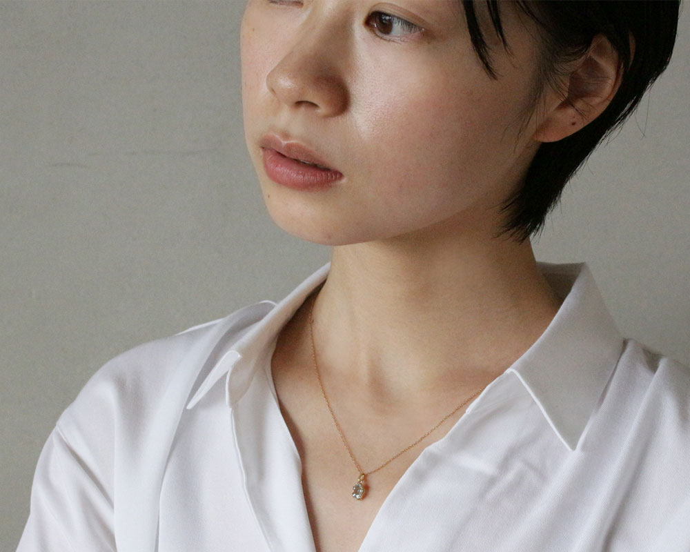 楽天市場】【現品限り】K18 アクアマリン ネックレスチャーム 0.6ct