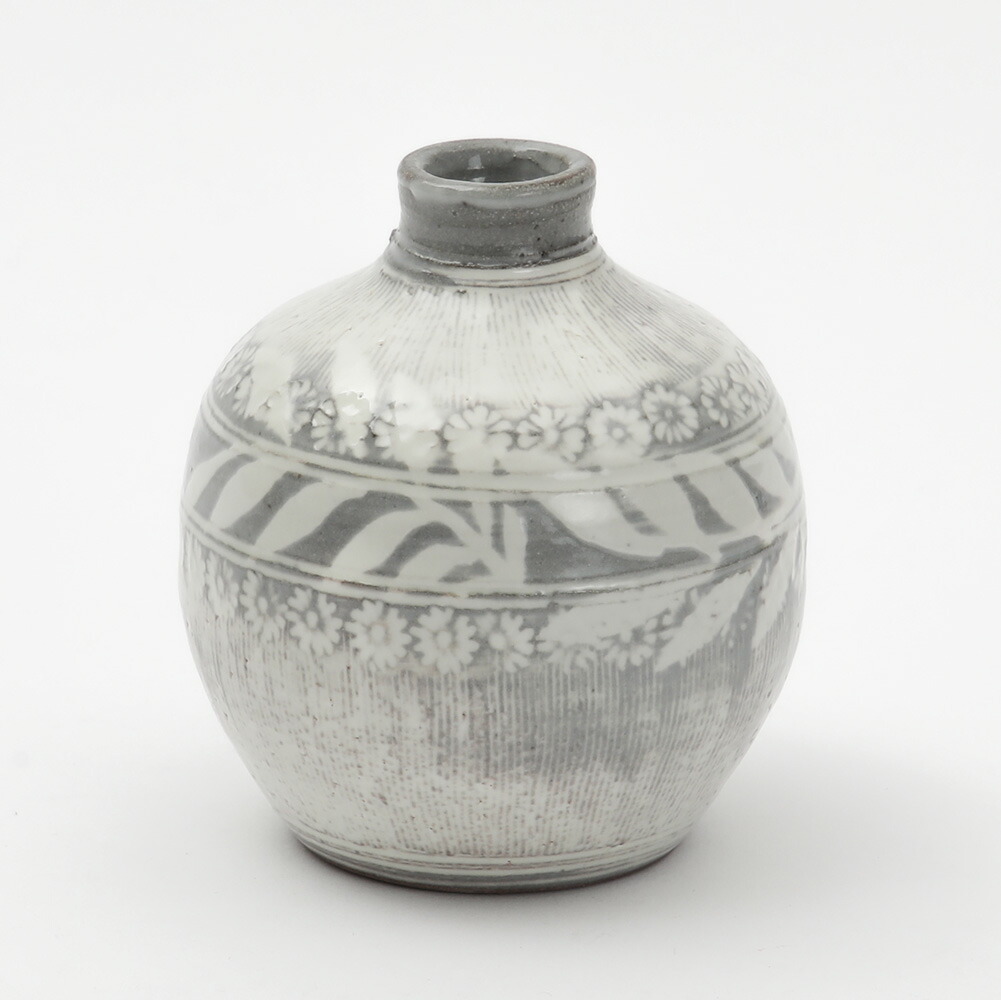 楽天市場】一輪挿し 豆つぼ アラベスク 清水焼 作家物 圭司 花器 花瓶