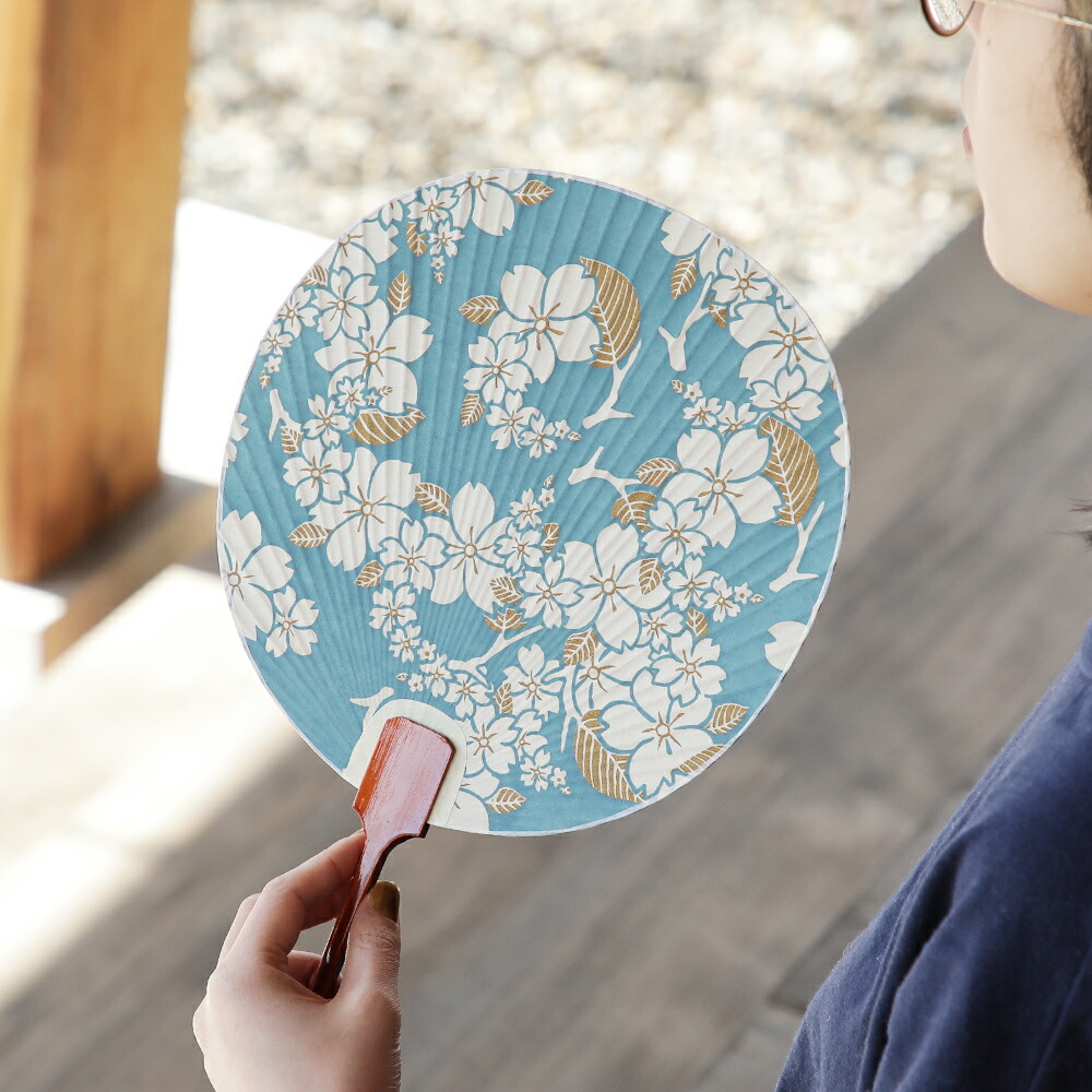 楽天市場】長柄うちわ 団扇 南の風(水色) 2513 : 京うちわ・扇子専門店