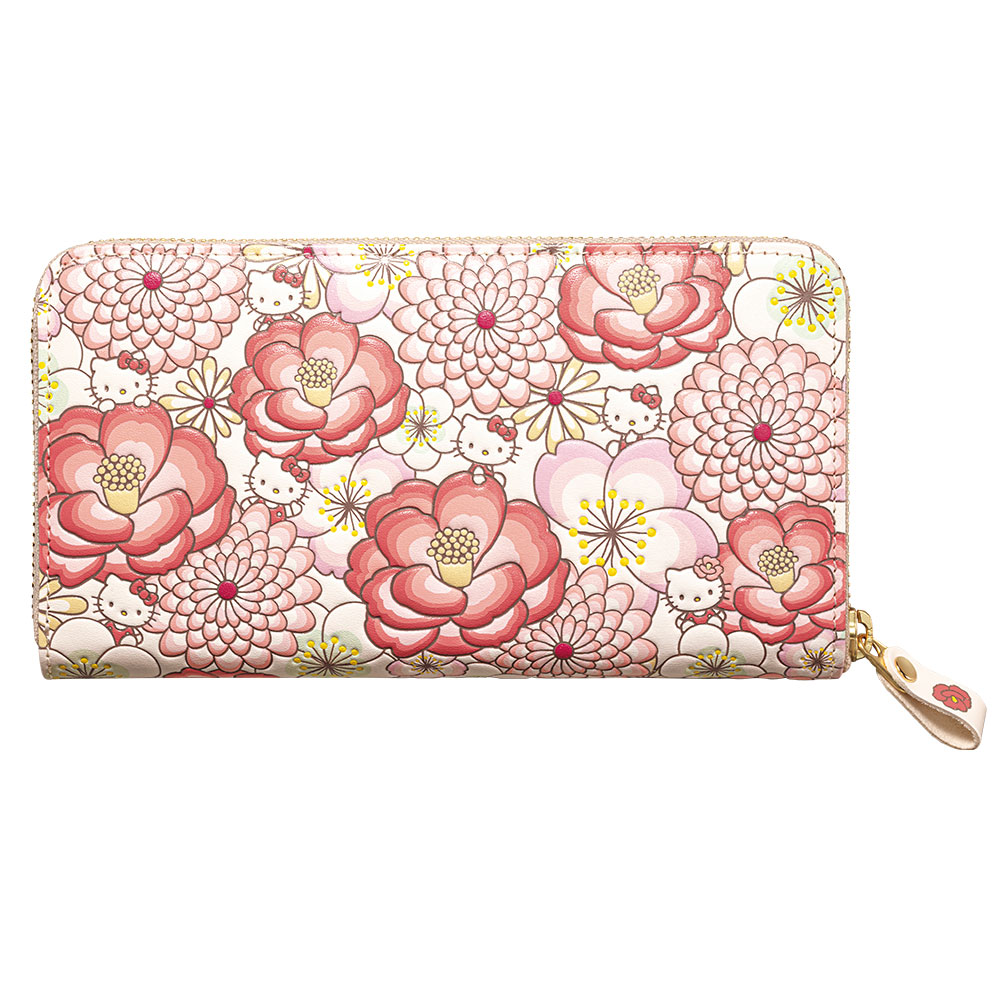 楽天市場】HELLOKITTY ハローキティ 花あそび 浅草文庫 牛革製 長財布