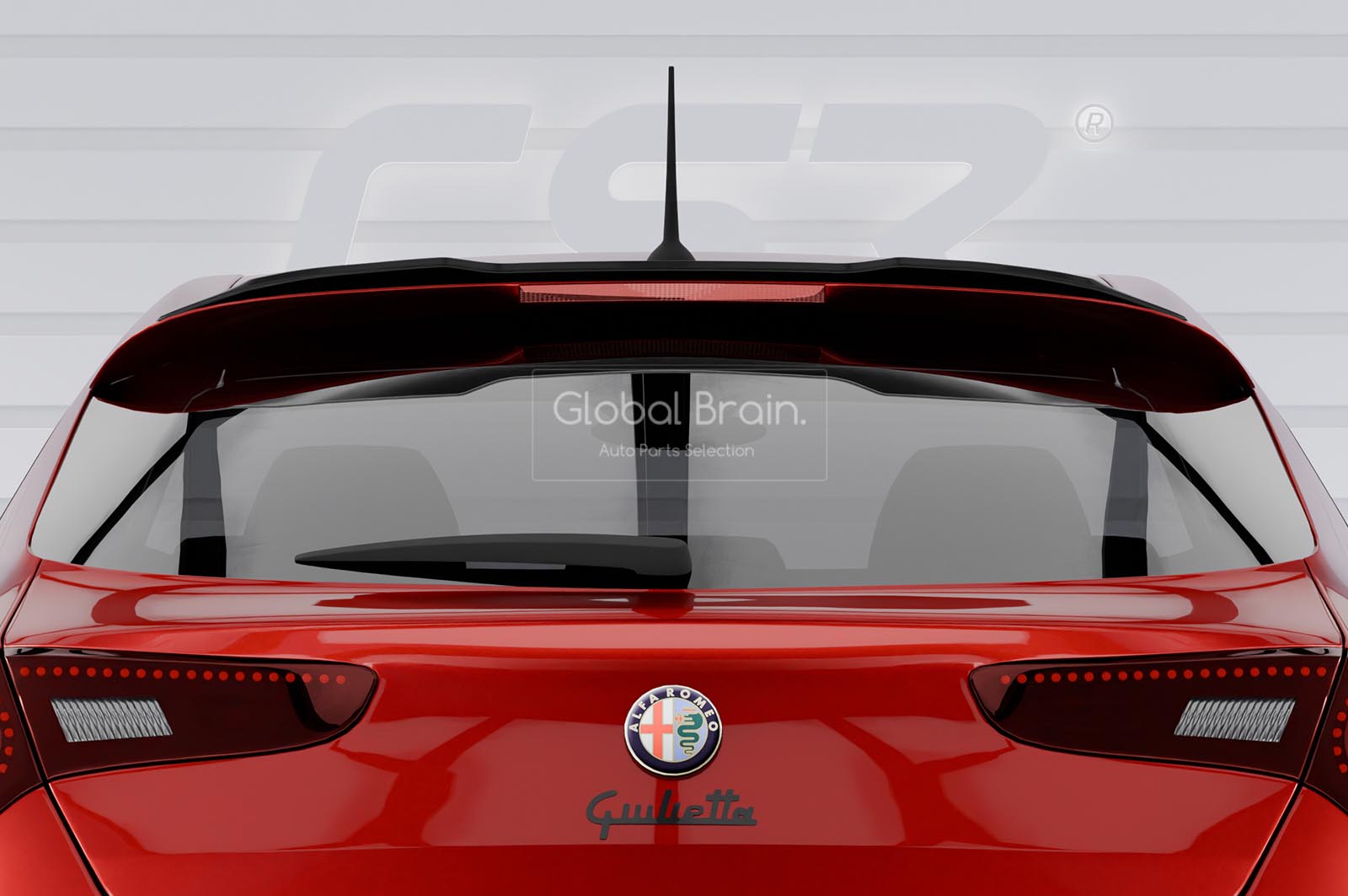 楽天市場】アルファロメオ ジュリエッタ 940 リア ルーフ スポイラー