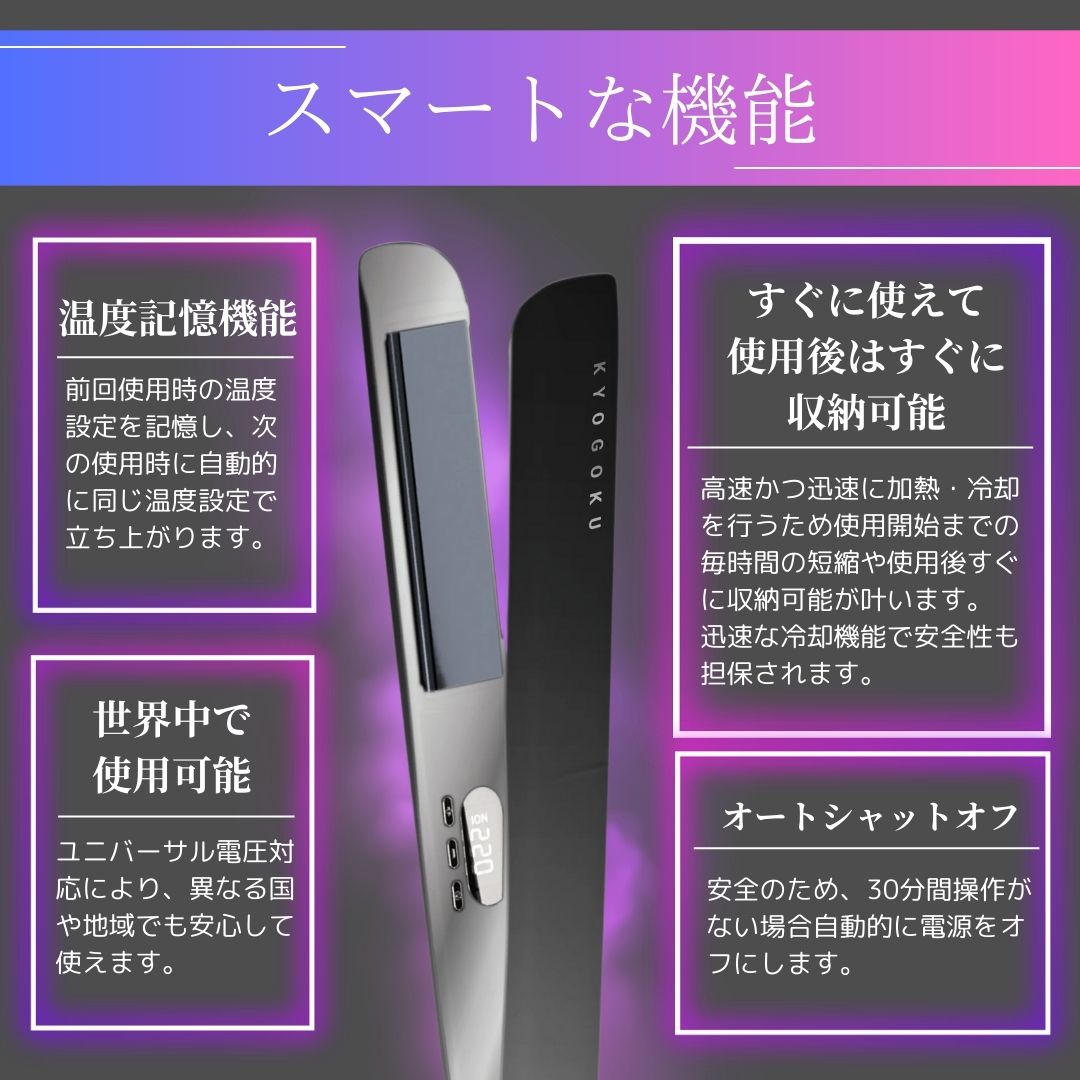 京極ストレートアイロン 本体のみ 箱無し 京極ストレートアイロン 本体