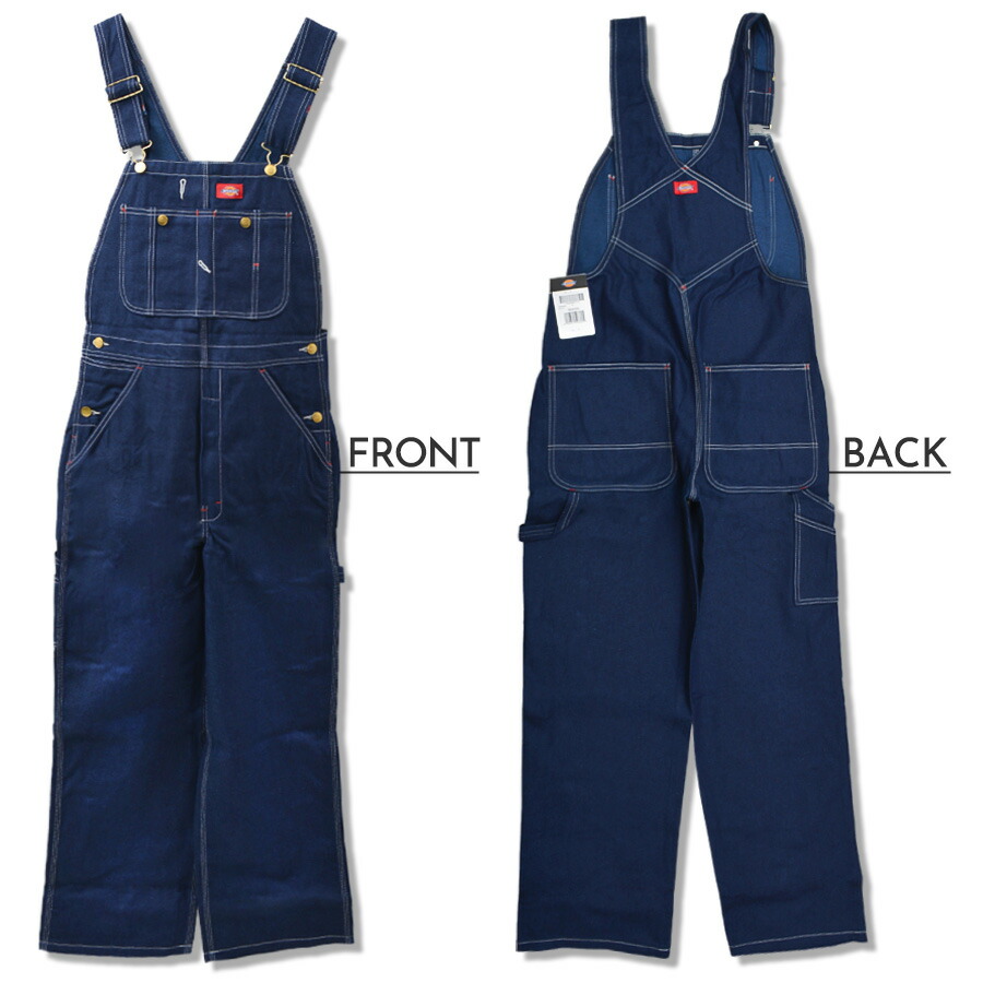 楽天市場】ディッキーズ Dickies オーバーオール デニム INDIGO BIB