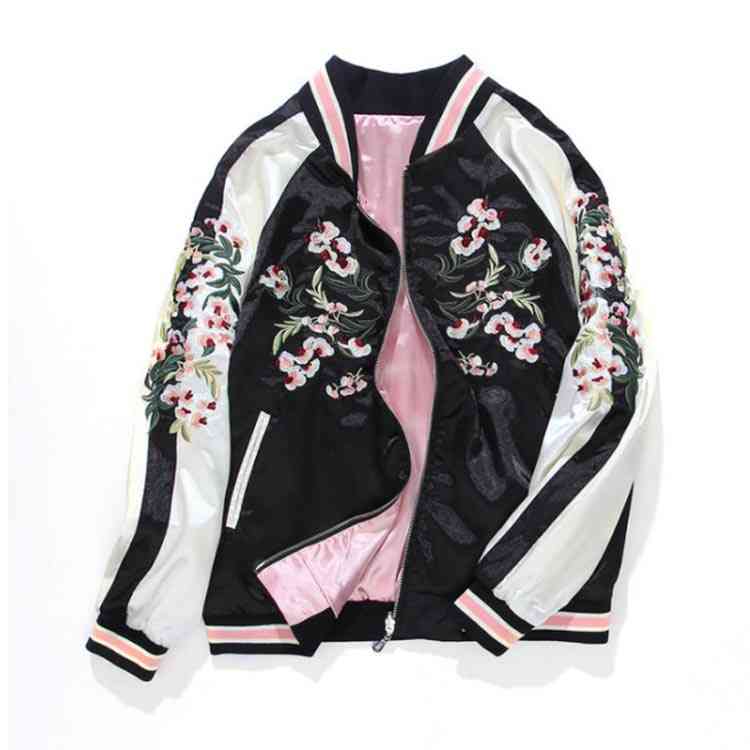 楽天市場】送料無料スカジャン レディース 刺繍 ジャケット ジャンパー