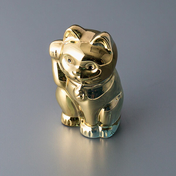 楽天市場】バカラ まねき猫 置物 クリスタル ガラス ゴールド 2612997