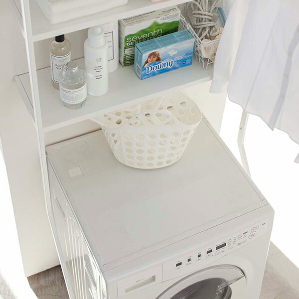 楽天市場】山崎実業 TOWER タワー 立て掛けランドリーシェルフ タワー