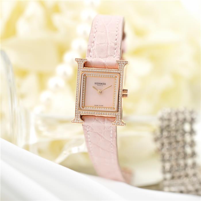 楽天市場】エルメス Hウォッチ HH1.174.400 ピンクゴールド 付属品完品