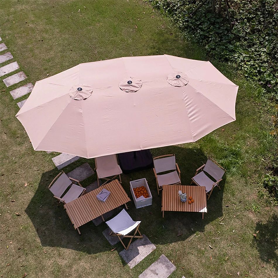 楽天市場】ガーデンパラソル 大型 長方形 パラソル 幅460cm×奥行250cm