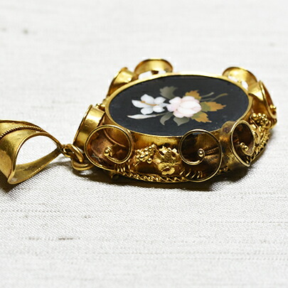 楽天市場】アンティーク ジュエリー フローレンス モザイク ペンダント