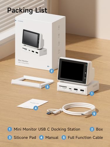 楽天市場】【送料無料】Hagibis IPSミニモニター 3.5インチ USB-C ハブ