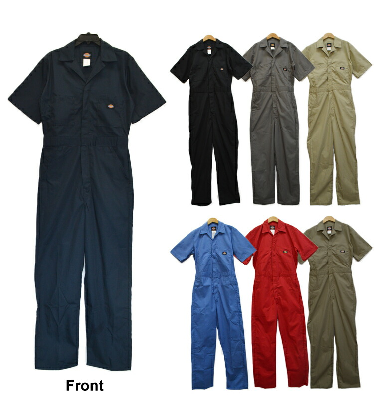 楽天市場】【Dickies】半袖ツナギ ディッキーズ SHORT SLEEVE COVERALL