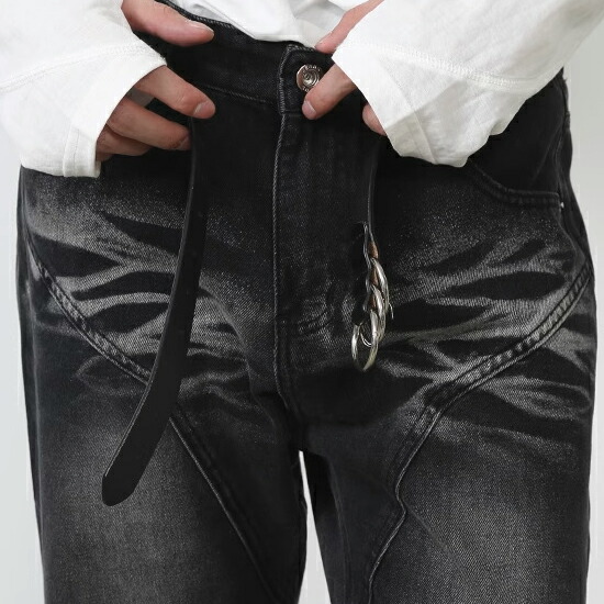 楽天市場】デニムパンツ メンズ ブーツカットパンツ モード系 デニム