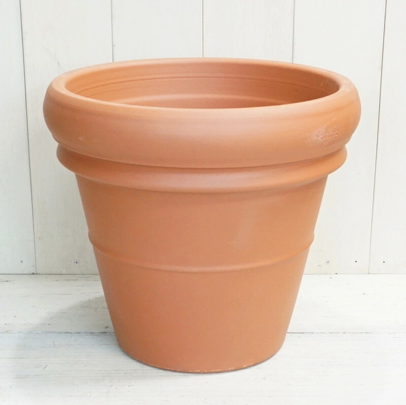 楽天市場】植木鉢 おしゃれ 大型 テラコッタ リムポット (4サイズ) 12