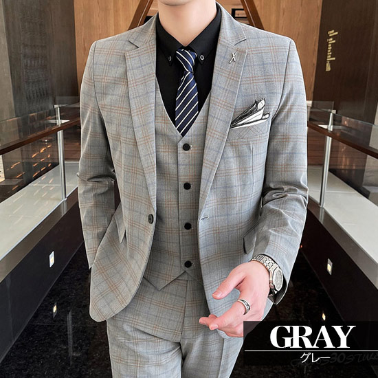 楽天市場】チェックスーツ メンズ ホストスーツ ウィンドペン ライン