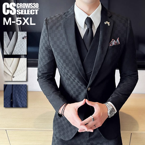 楽天市場】スーツ メンズ ホストスーツ メンズ チェックスーツ メンズ