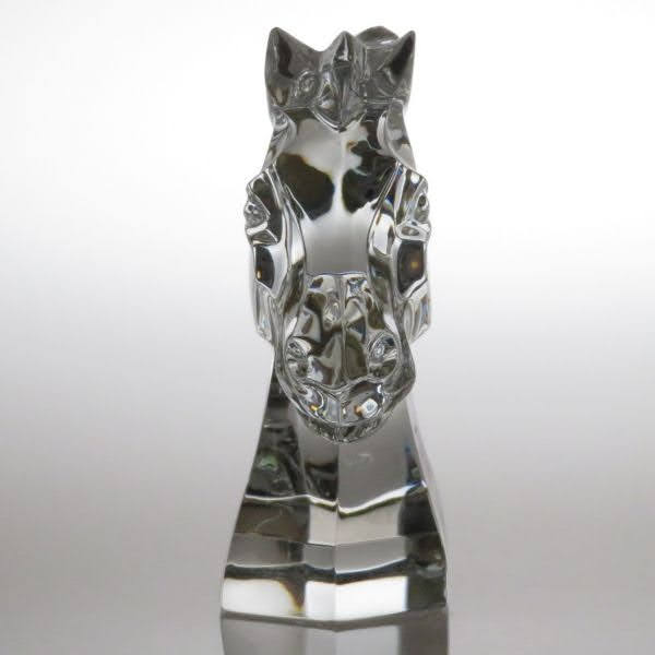 楽天市場】バカラ フィギュリン ○ 馬の頭 ホース ヘッド クリスタル