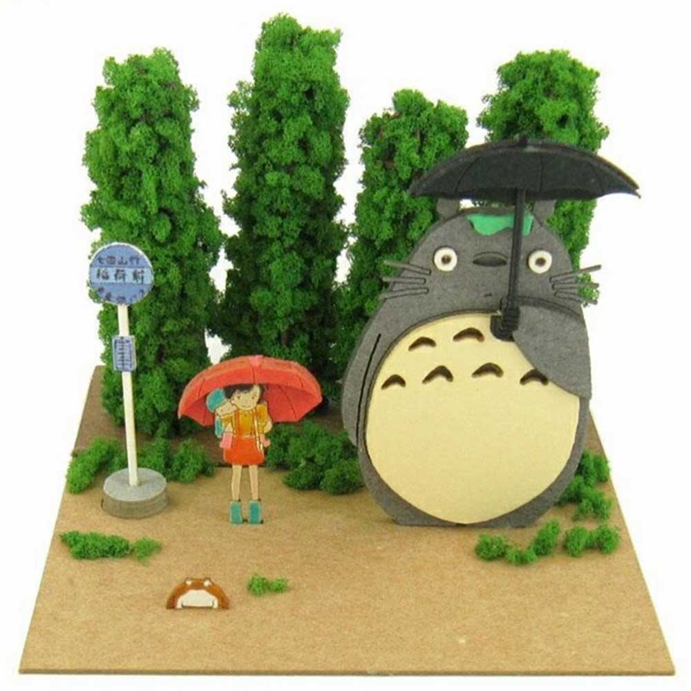 楽天市場】となりのトトロ みにちゅあーとキットmini【トトロとバス停