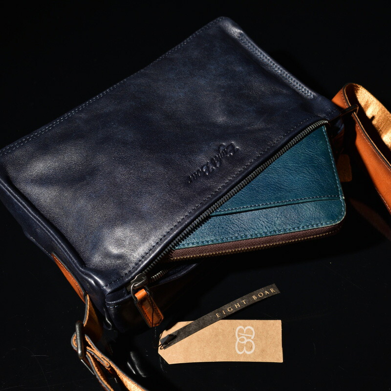 楽天市場】DORUVA 本革 ショルダーバッグ メンズ 牛本革 長方形 牛本革