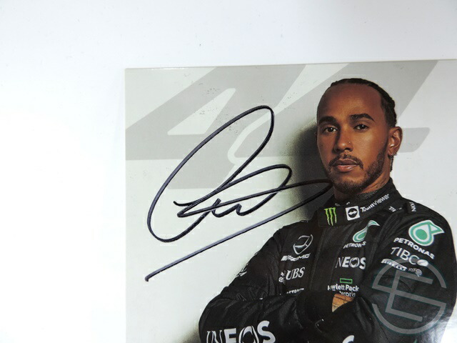 楽天市場】ルイス・ハミルトン 2022年 メルセデス AMG F1 非売品 直筆