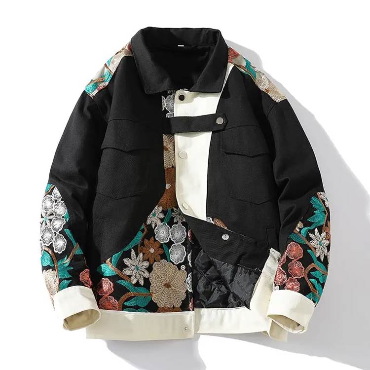 楽天市場】 ジャケット ブルゾン ジャンパー 花柄 刺繍 レディース