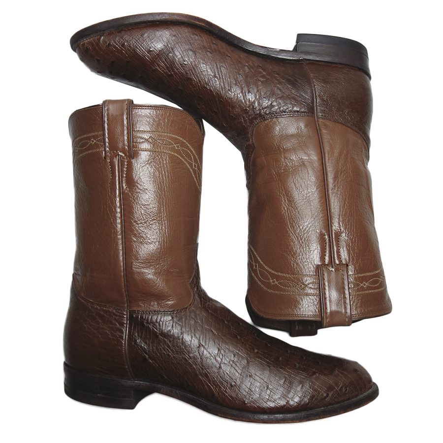 楽天市場】【中古】 アメリカ製 Justin オーストリッチ 本革