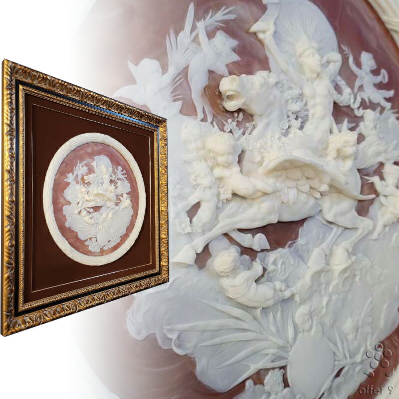 楽天市場】【1点もの】アンティーク インコレイストーン カメオアート