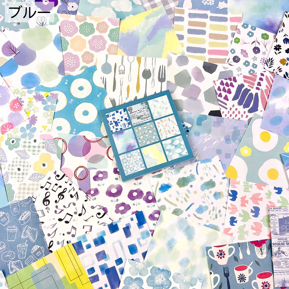楽天市場】【公式】全部ちがう柄 デザインペーパーメモ 花 メモ帳