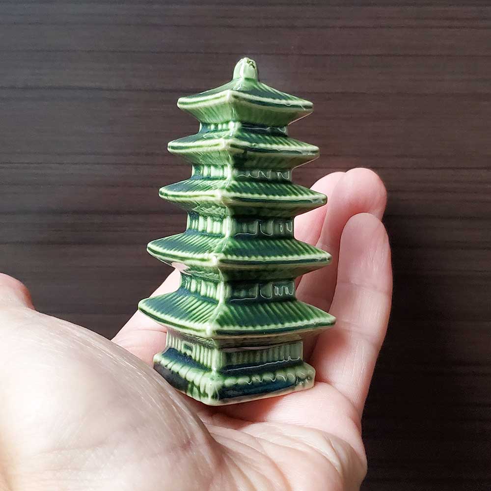 楽天市場】ミニチュア 置物 飾り フィギュア 五重塔（ごじゅうのとう