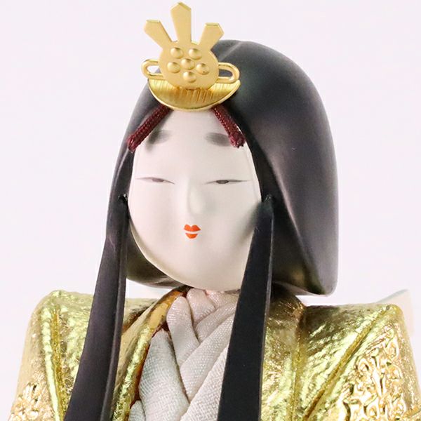 楽天市場】送料無料 東玉工房 賢一 雛人形 木目込立雛親王 木製平台立