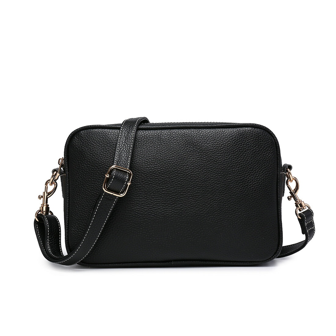 楽天市場】ショルダーバッグ 本革 ブラック 黒 ミニショルダー