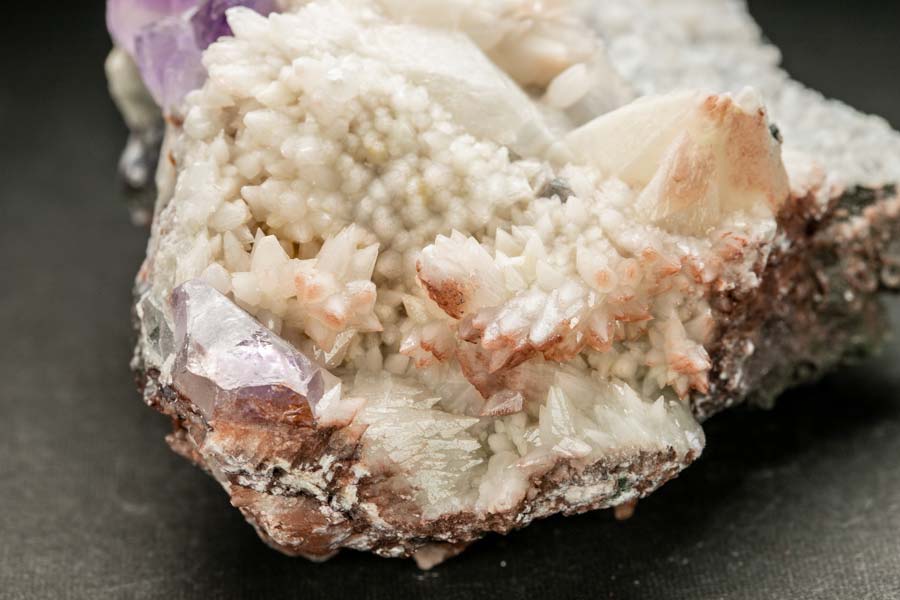 楽天市場】アメジスト 犬牙状方解石 カルサイト 方解石 283g