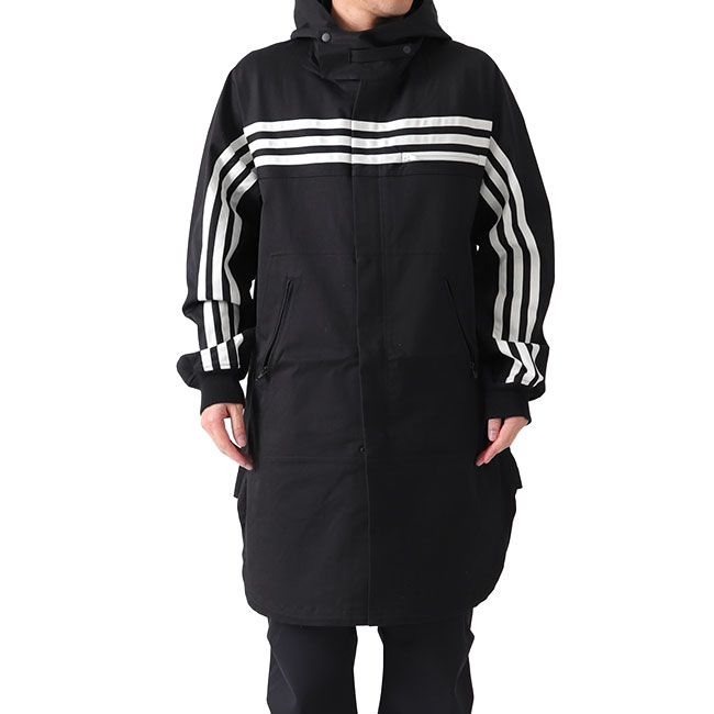 楽天市場】Y-3 ワイスリー 3ライン モッズパーカー FJ0473 コート