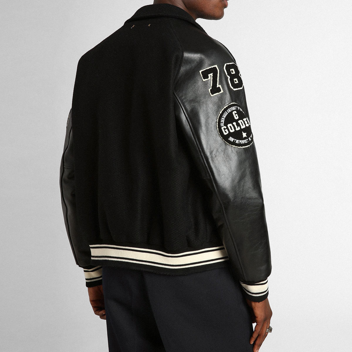 楽天市場】Golden Goose ゴールデングース ウール × レザー ワッペン