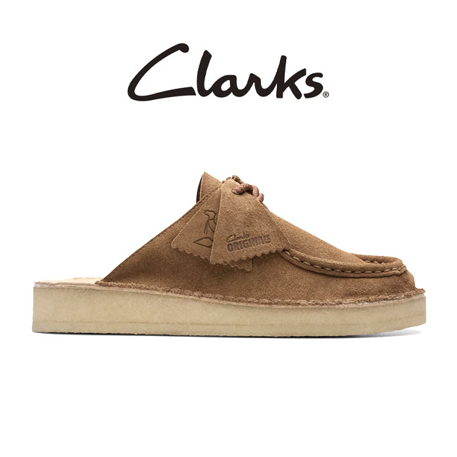 楽天市場】Clarks クラークス デザートノマド ミュール 26176556 茶色