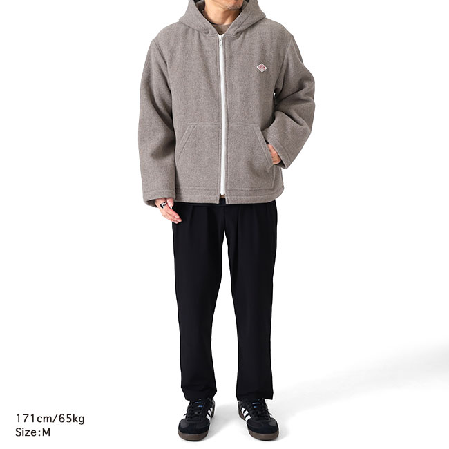 楽天市場】DANTON ダントン ウールパイル フード付き ジップジャケット