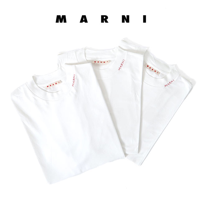 楽天市場】MARNI マルニ オーガニックコットン 3P パックTシャツ