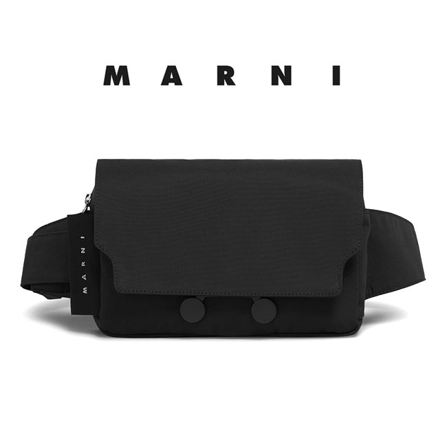楽天市場】MARNI マルニ ナイロン シティスケープ ベルトバッグ