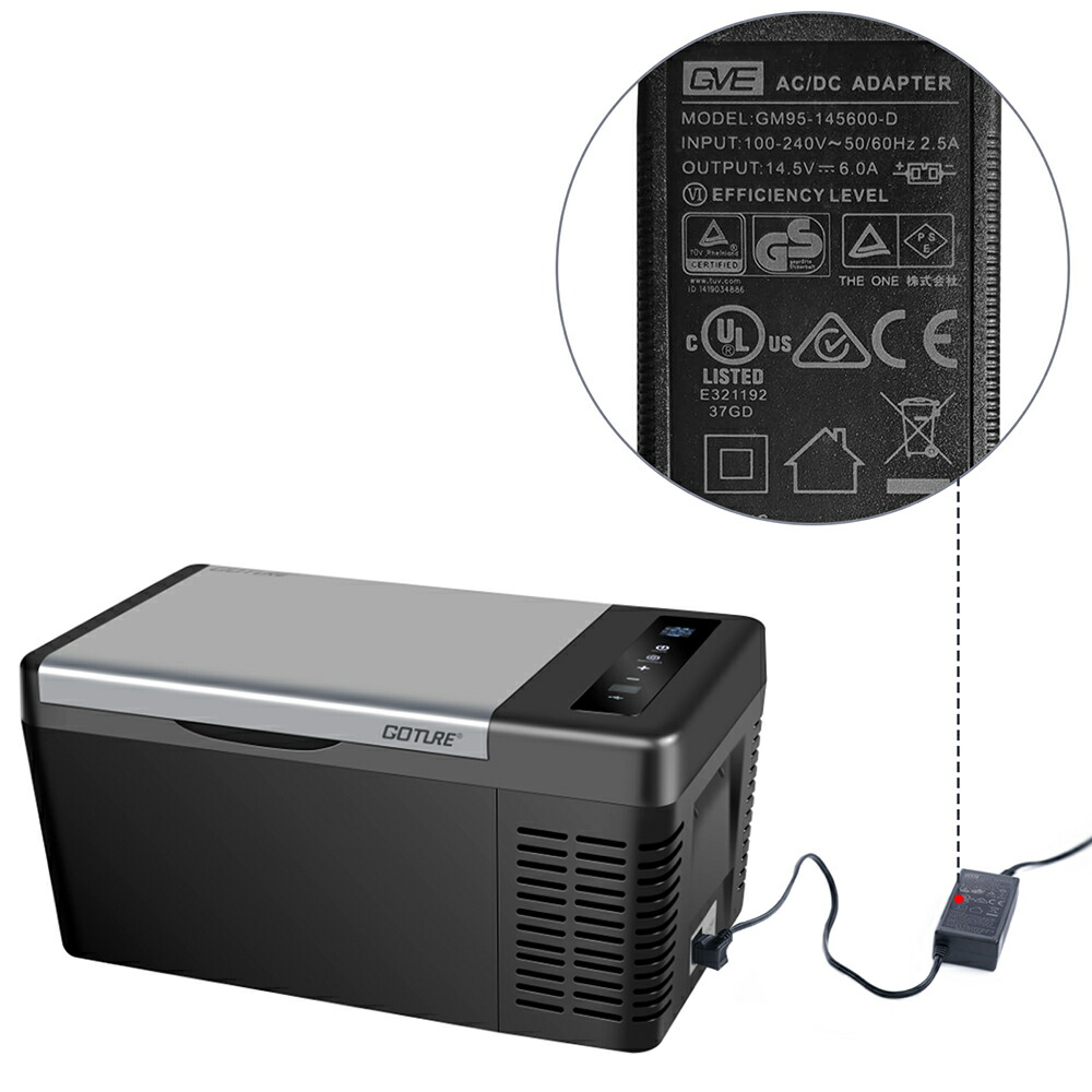 美品♪ 実使用少ない ゴチュール製 GOTURE 18L 車載冷蔵庫 2026年最新