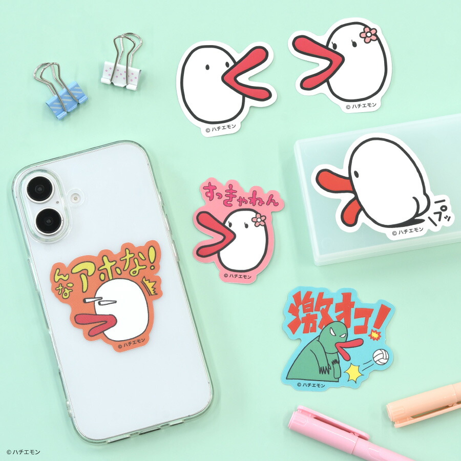 楽天市場】【公式】ハチエモン モバイルステッカー カンテレ 関西