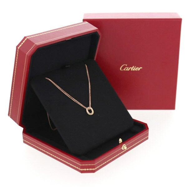 楽天市場】Cartier カルティエ K18YG PG WG トリニティ ネックレス 3連